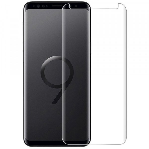 Wholesale Galaxy S9+ (Plus) / S8+ (Plus) Tempered Glass Full Screen Protector Case Friendly (Glass Clear)